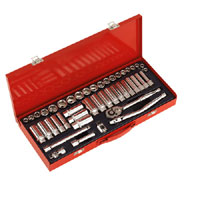 Socket Set 45pc 3/8andquotSq Drive Metric/Imperial