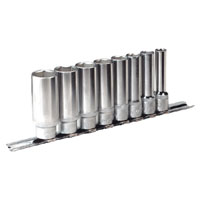 Sealey Socket Set Deep WallDrive 8pc 3/8andquotSq Drive Imperial