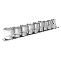 Sealey Socket Set WallDrive 9pc 3/8andquotSq Drive Imperial