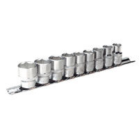 Sealey Socket Set WallDrive 9pc 3/8andquotSq Drive Metric