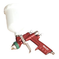 Sealey Spray Gun HVLP Gravity Feed 1.5mm Set-Up