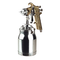 Sealey Spray Gun Professional GOLD Series Suction Feed 1.8mm Set-Up