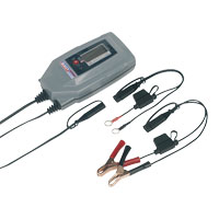 Compact Auto Digital Battery Charger - 7-Cycle