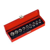 Sealey TRX-Star Female Socket Set 9pc 1/2andquotSq Drive