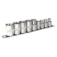 Sealey TRX-Star Socket Set 9pc 3/8andquot and 1/2andquotSq Drive E10-14 and E16-24