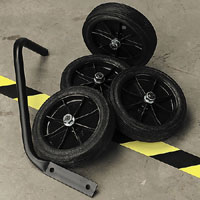 Sealey Wheel Kit - Fixed Compressors - 4 Fixed Wheels