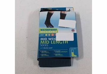 Sealskinz Mid Weight Mid Length Sock - Small (ex