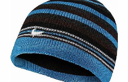 SealSkinz SSKinz Jacquard WProof Beanie - Blue/Green, S/M