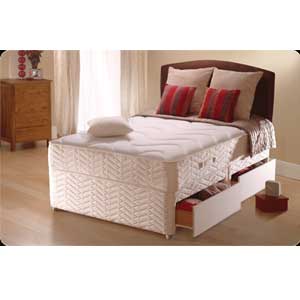 Sealy , Superior Regular, 4FT Sml Double Divan Bed