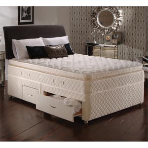 Sealy Cedar Grove 2FT 6 Sml Single Divan Bed