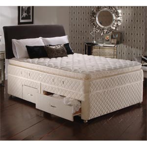 Sealy Cedar Grove 4FT 6 Double Divan Bed