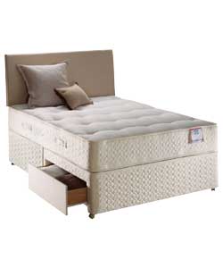 sealy Classic Backcare Double Divan - 2 Drawer