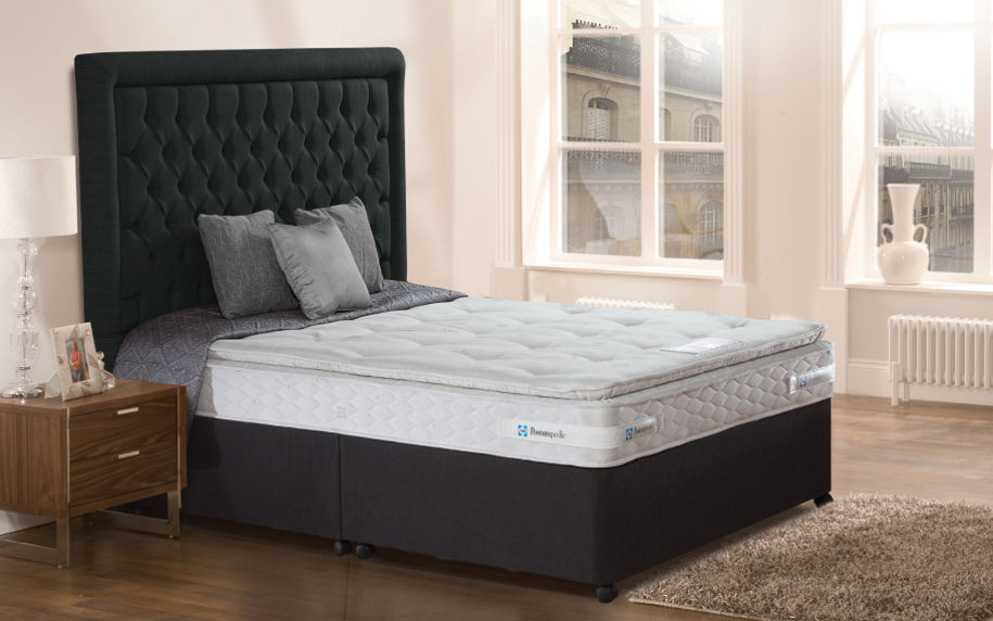 Sealy Pillow Honister Contract Divan Bed, King