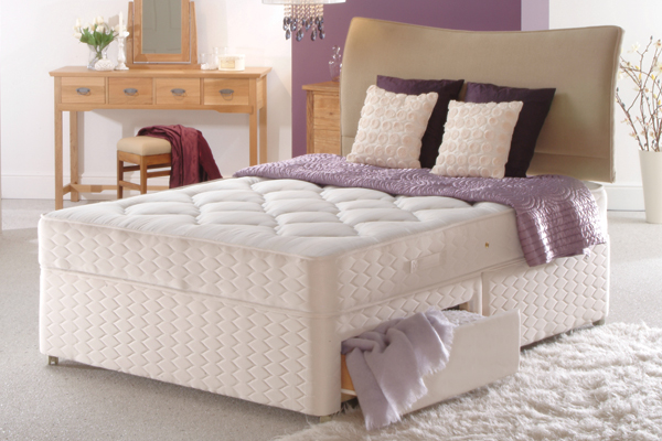 Sealy Gentle Support Divan Bed Single 90cm