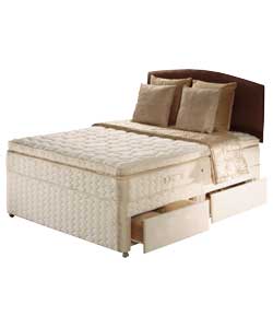 Sealy Gold Harlow Euro Top Double Divan Bed - 4