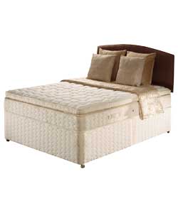 Sealy Gold Harlow Euro Top Double Divan Bed
