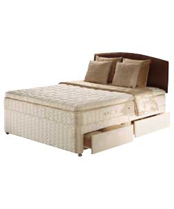 Sealy Gold Harlow Euro Top Superking Divan Bed -