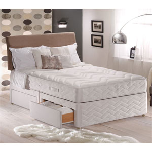 Memory Support 2FT 6 Sml Single Divan Bed