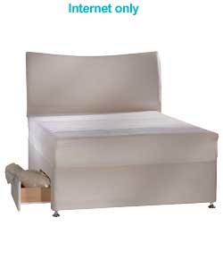 sealy Mirrorform Perfect Rest Double Divan - 2 Drawers