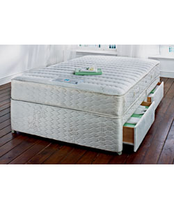 Posturepaedic Memory King Size Divan - 4 Drawers