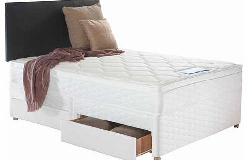 Sealy Posturepedic Sealy Siesta 1500 Pocket Double Divan Bed - 4 Drw