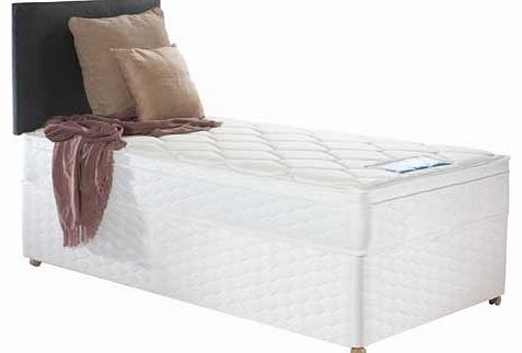 Sealy Posturepedic Sealy Siesta 1500 Pocket Single Divan Bed - 2 Drw