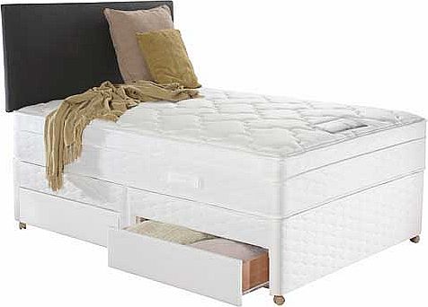 Sealy Posturepedic Sealy Siesta 2000 Pocket Double Divan Bed - 4 Drw