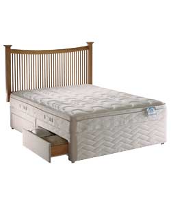 sealy Posturepedic Silver Cushiontop Super King Divan/4 Drw