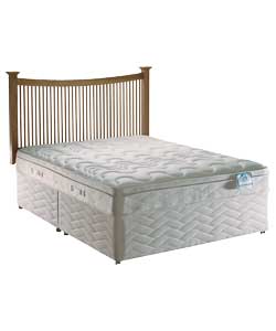 sealy Posturepedic Silver Cushiontop Super Kingsize Divan