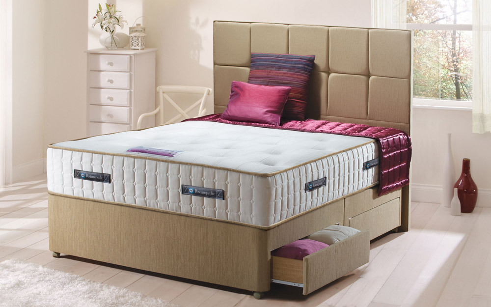 Sealy Roma Posturepedic Pocket Latex 2400 Divan