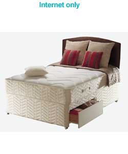 sealy Ultra Rialto Double Divan - 2 Drawers