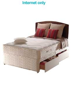 sealy Ultra Rialto Double Divan - 4 Drawer