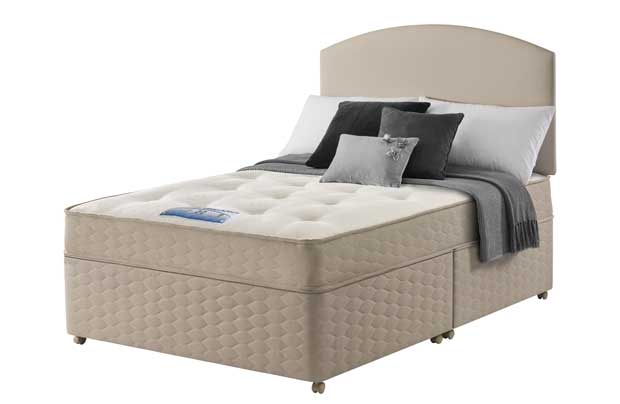 Sealy Unwind Tufted Backcare Double Divan