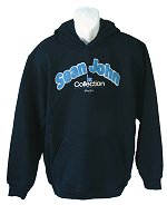 Sean John Collection Hooded Sweatshirt Black Size X-Large