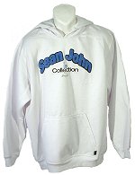 Sean John Collection Hooded Sweatshirt White Size XXX-Large