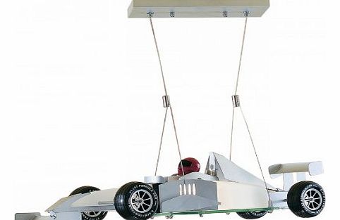 Monaco Racing Car Pendant 1X100 Watt Halogen Lamp