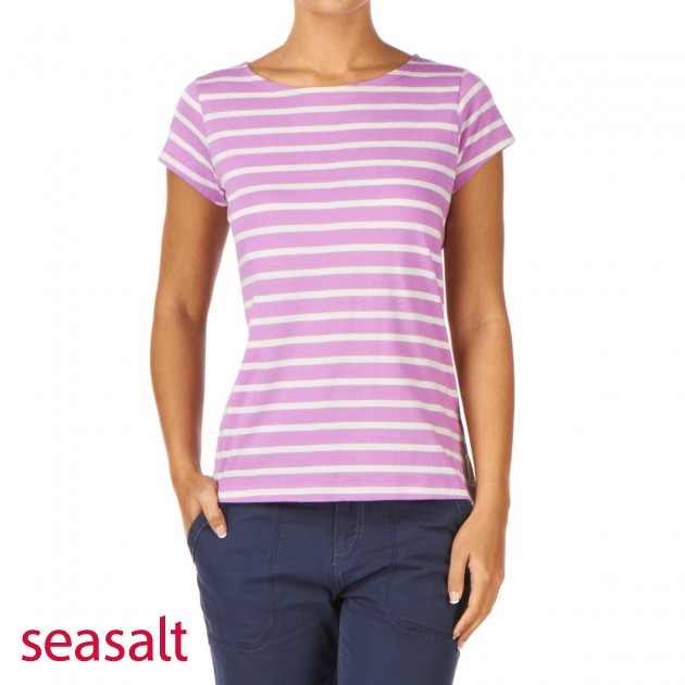 Seasalt Womens Seasalt Sailor T-Shirt - Clover/Ecru