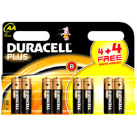 Seasonal Promotions Duracell AA Batteries Pack of 8