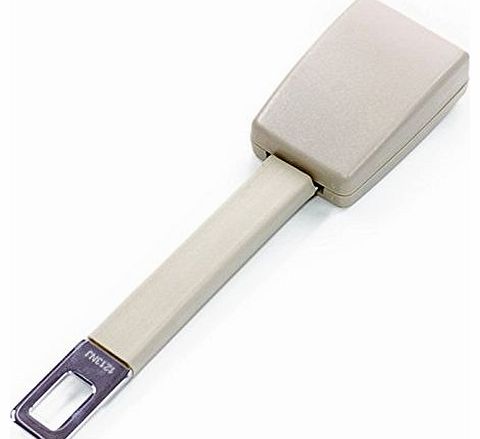 Rigid 18 cm Seat Belt Extender - Type A - Beige - E4 Safety Certified - Click & Go!