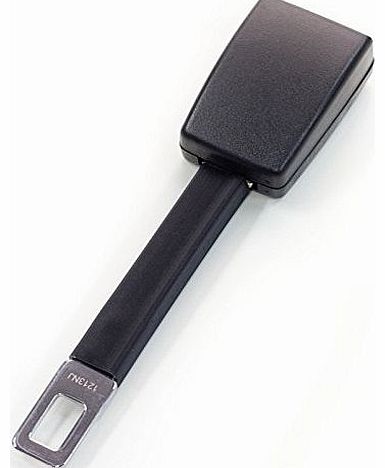 Rigid 18 cm Seat Belt Extender - Type A - Black - E4 Safety Certified - Click & Go!