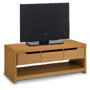 3 drawer Coffee/Media Unit, Oak effect