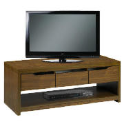 3 drawer Coffee/Media Unit, Walnut effect