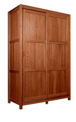 seattle Dark Oak Full Hanging Wardrobe - 1300mm