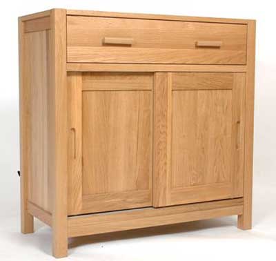 seattle Light Oak double fronted sideboard
