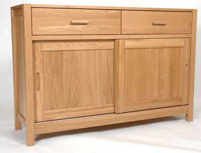 Seattle Light Oak triple front sideboard