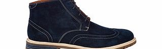 Sebago Navy and beige suede ankle boots