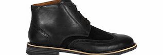 Pinehurst black leather chukka boots