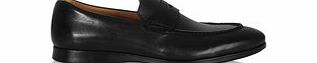 Sebago Teague black leather penny loafers