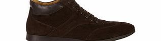 Sebago Teague dark brown suede lace-up boots