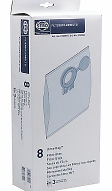 Sebo D-Series Vacuum Cleaner Bags, 8120ER, Pack